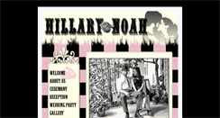 Desktop Screenshot of hillaryandnoah.com